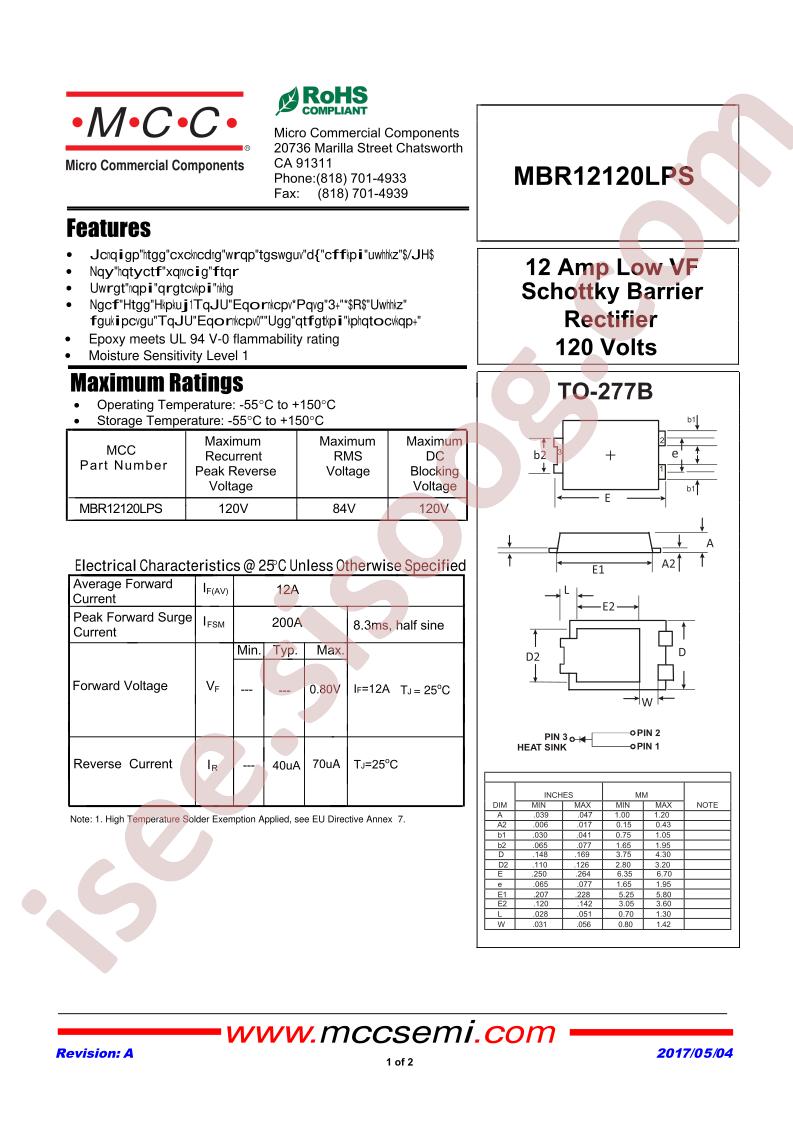 MBR12120LPS