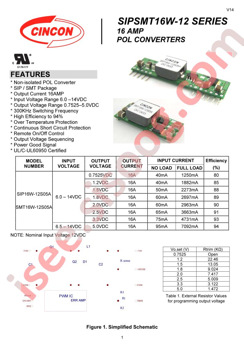 SIP16W-12S05A