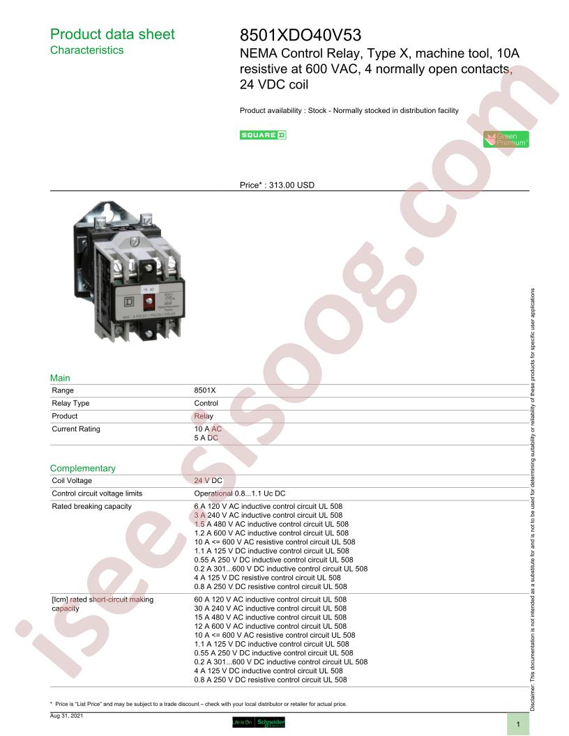 8501XDO40V53