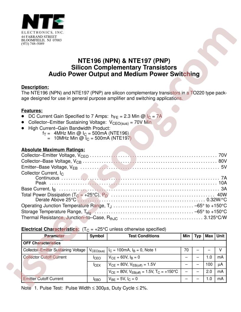 NTE196
