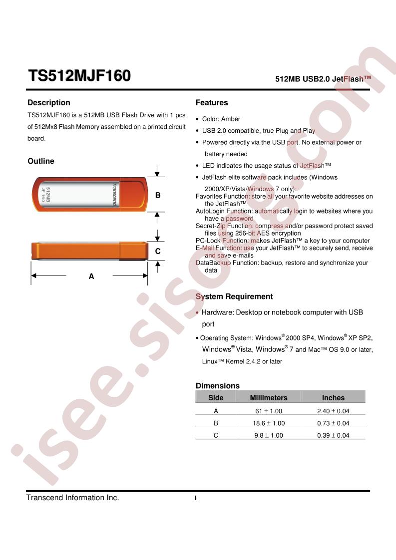 TS512MJF160