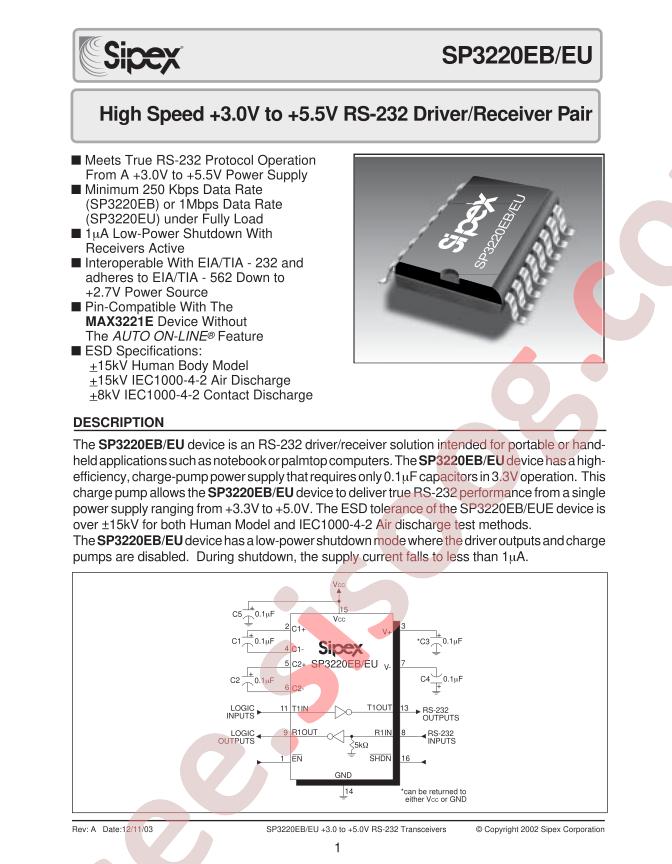 SP3220EBET