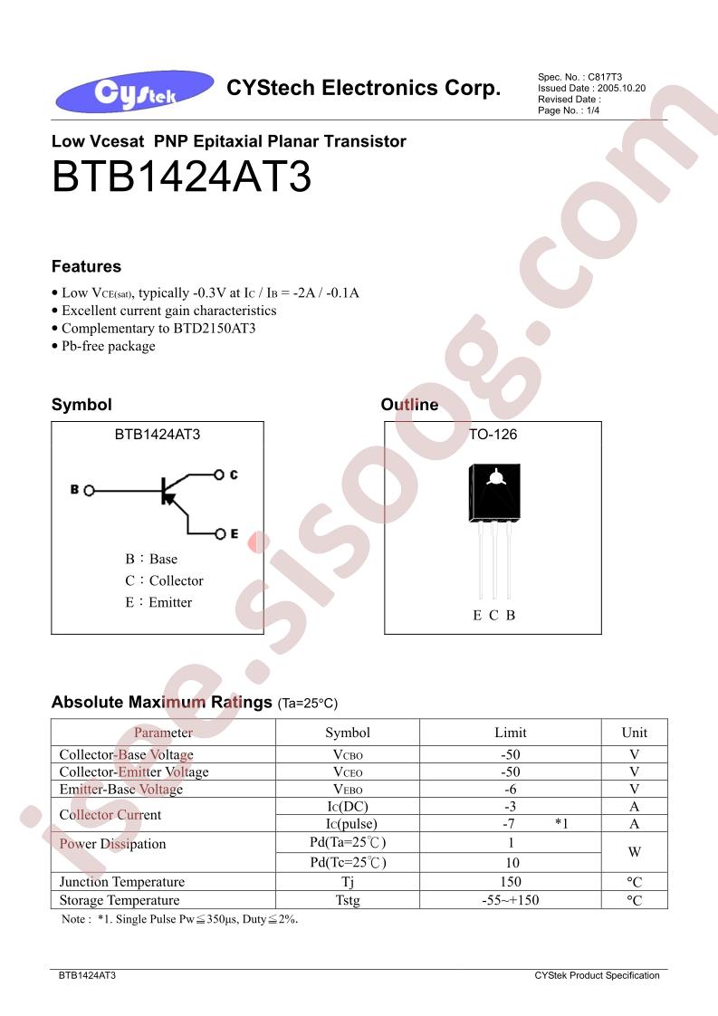 BTB1424AT3