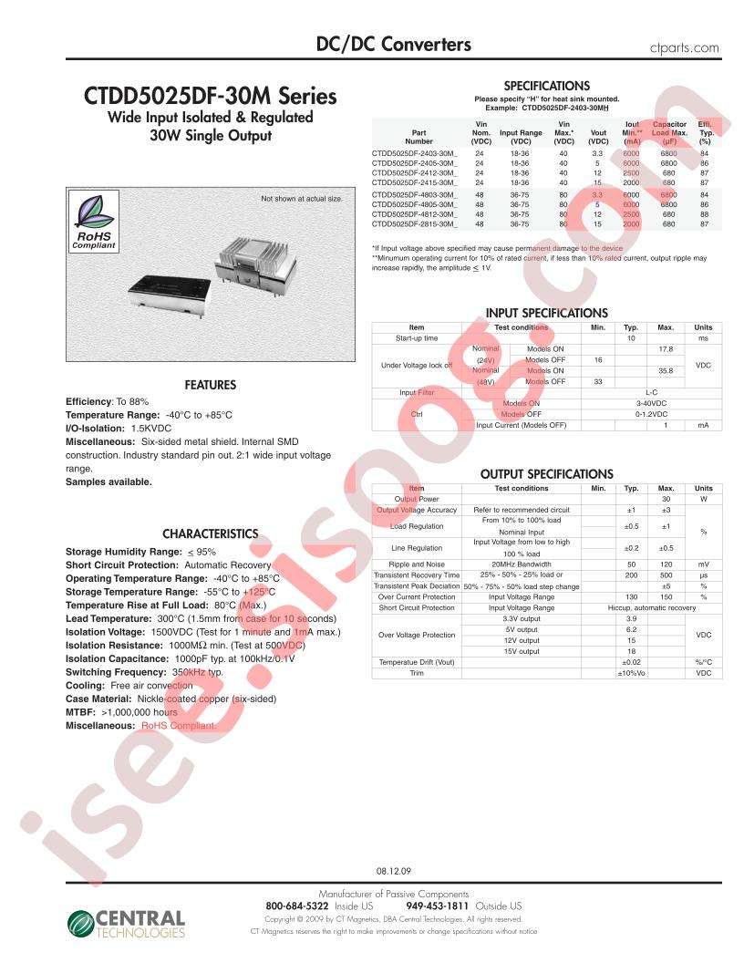 CTDD5025DF-2403-30M