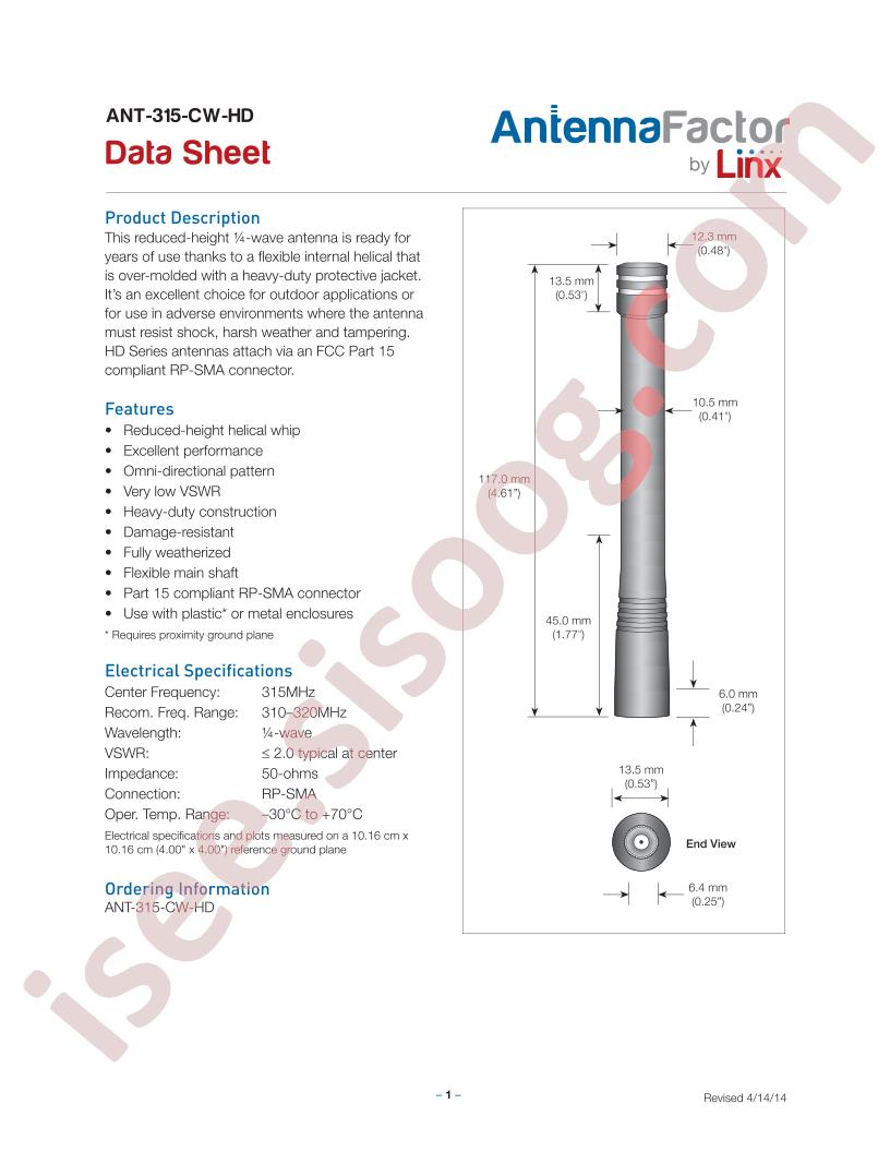 ANT-315-CW-HD