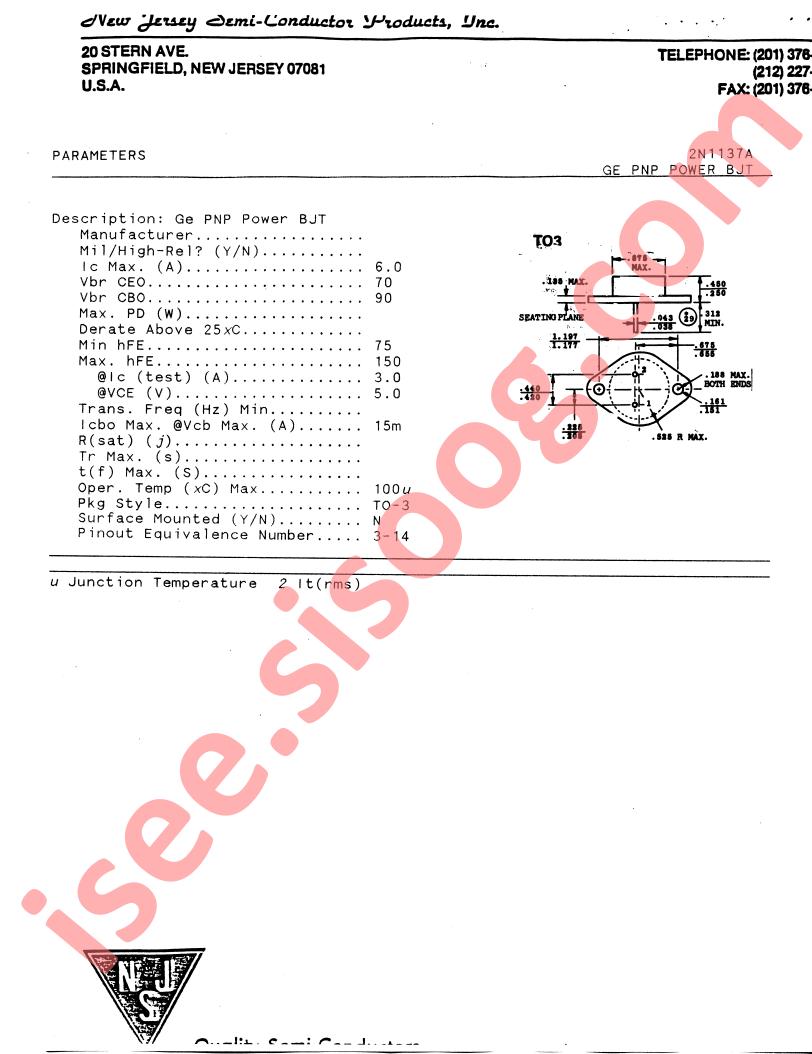 2N1137A