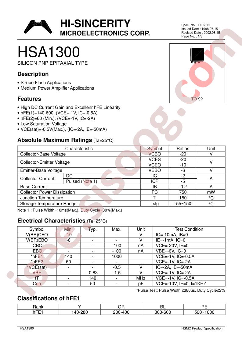 HSA1300