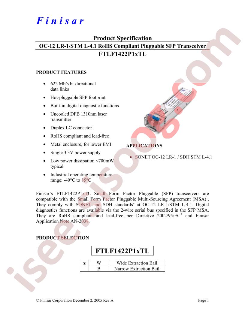 FTLF1422P1TL