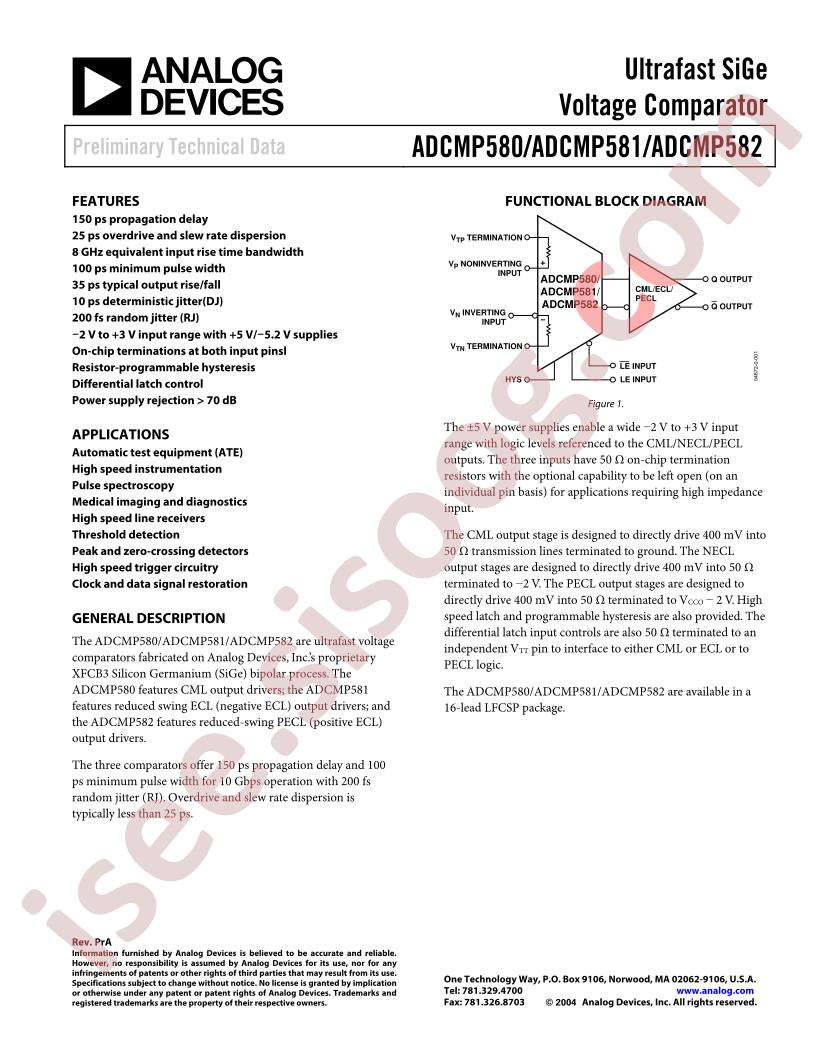 ADCMP581BCP