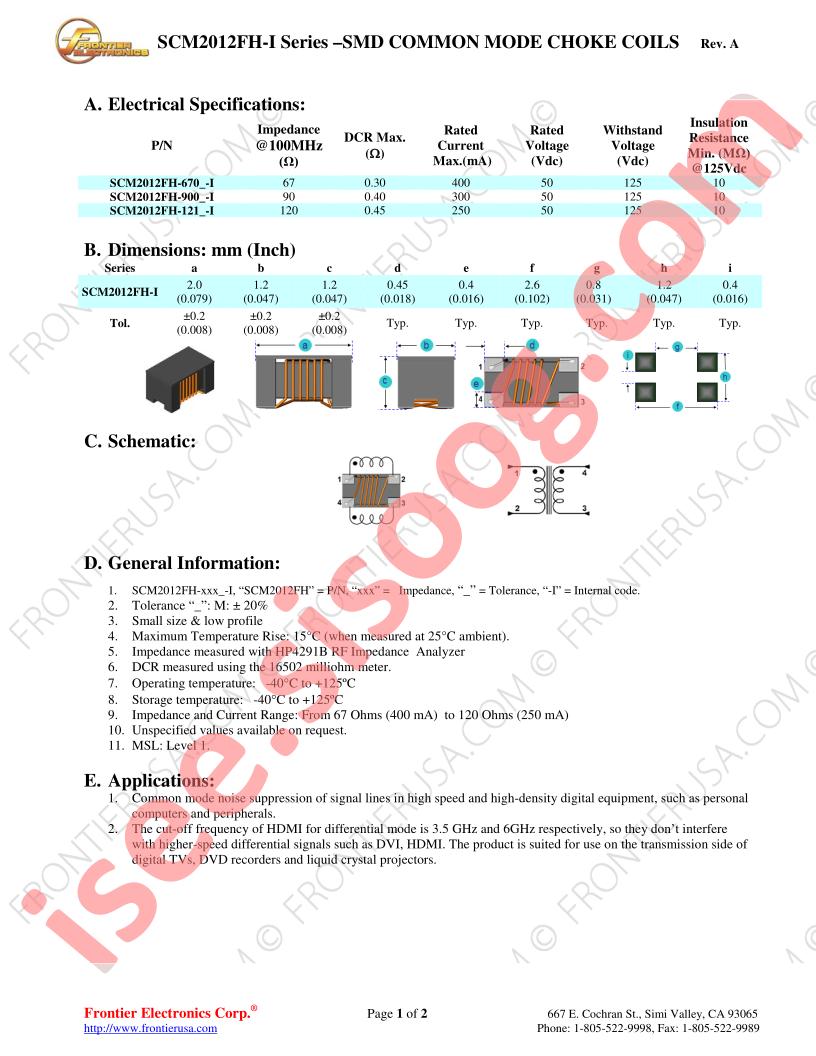 SCM2012FH-121-I