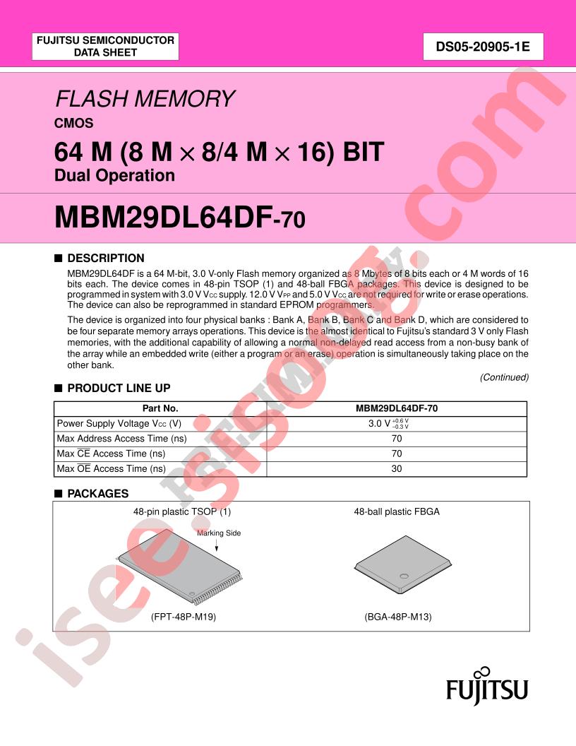 MBM29DL64DF