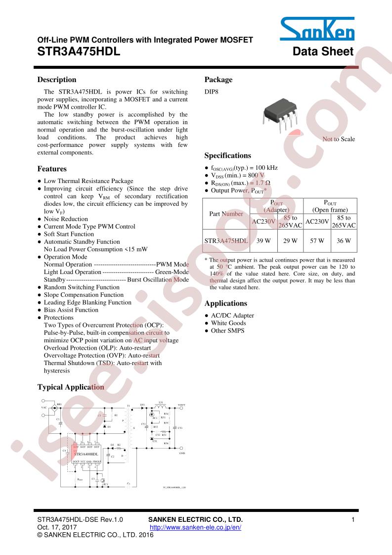 STR3A475HDL