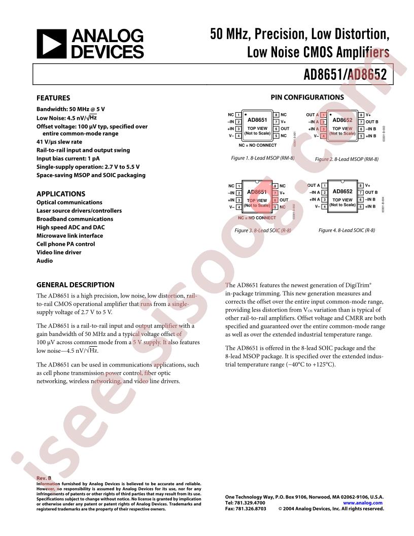 AD8651AR-REEL