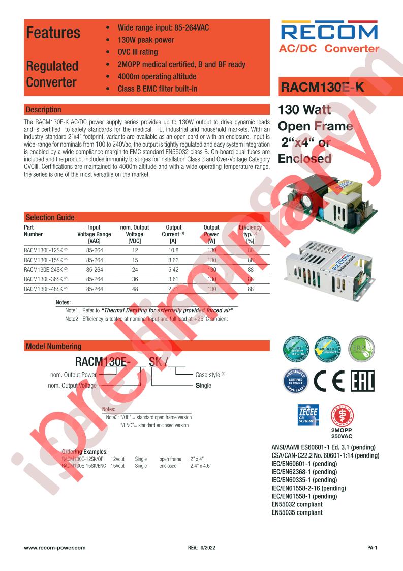 RACM130E-48SK
