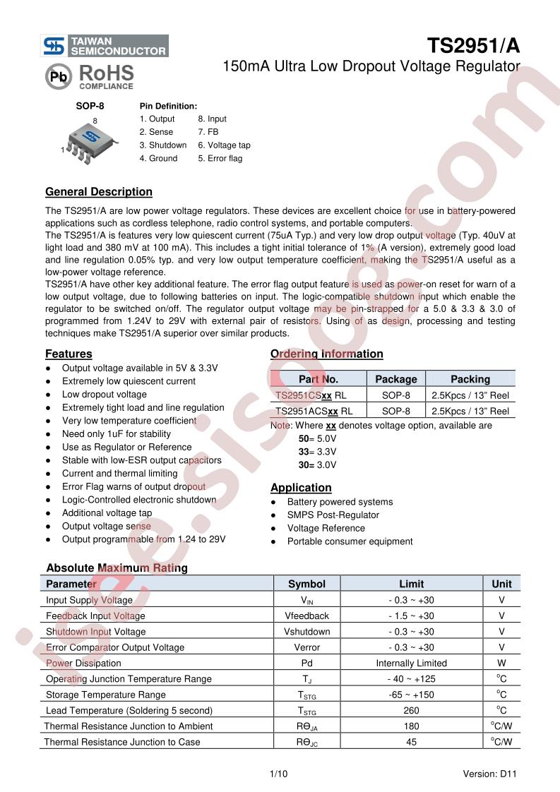 TS2951ACSRL