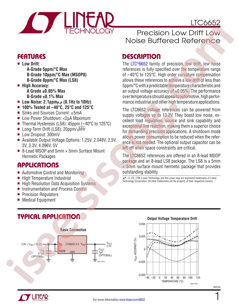 LTC6652AHMS8-5