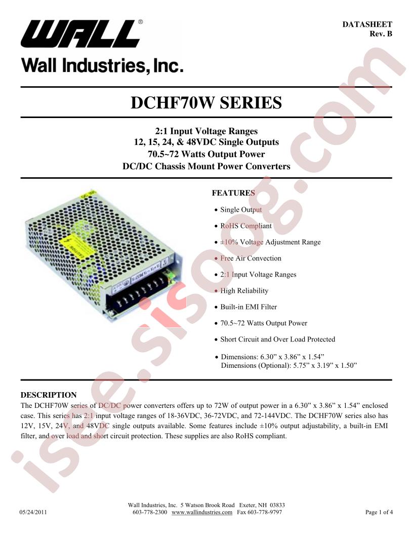 DCHF70W-SD110-15