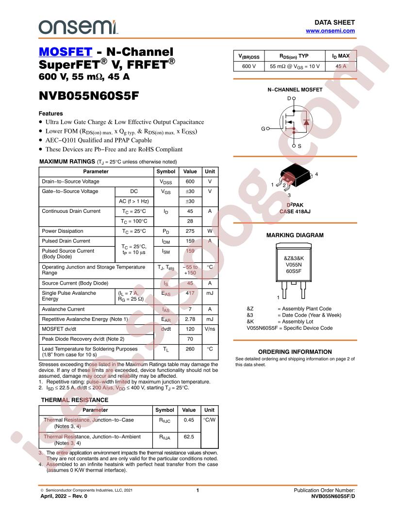 NVB055N60S5F