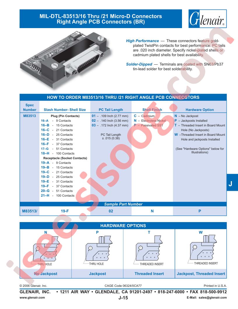 M83513-16-E03CW