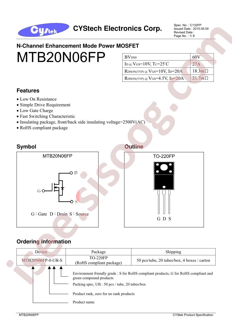 MTB20N06FP