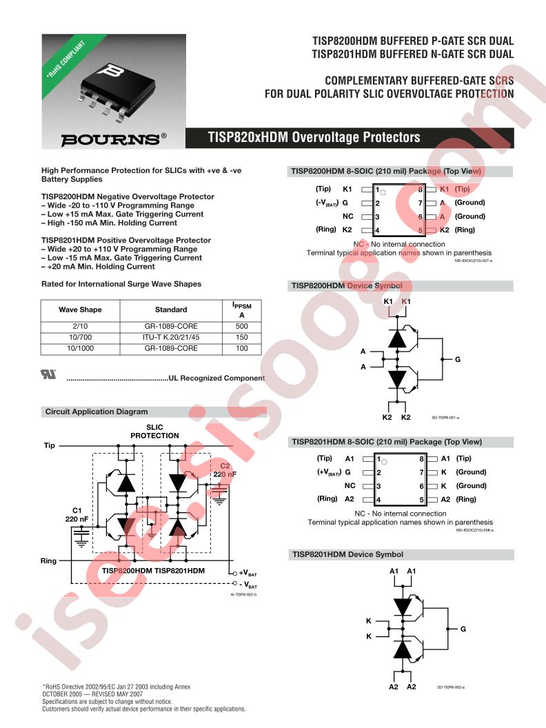 TISP8200HDM