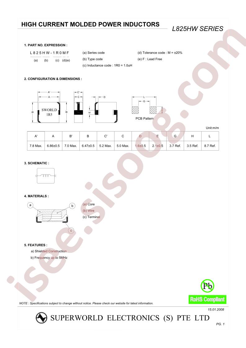 L825HW