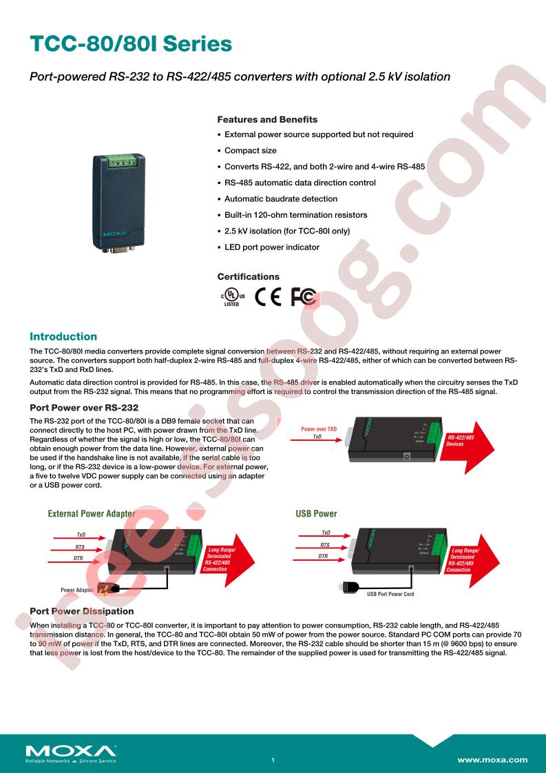 TCC-80-DB9