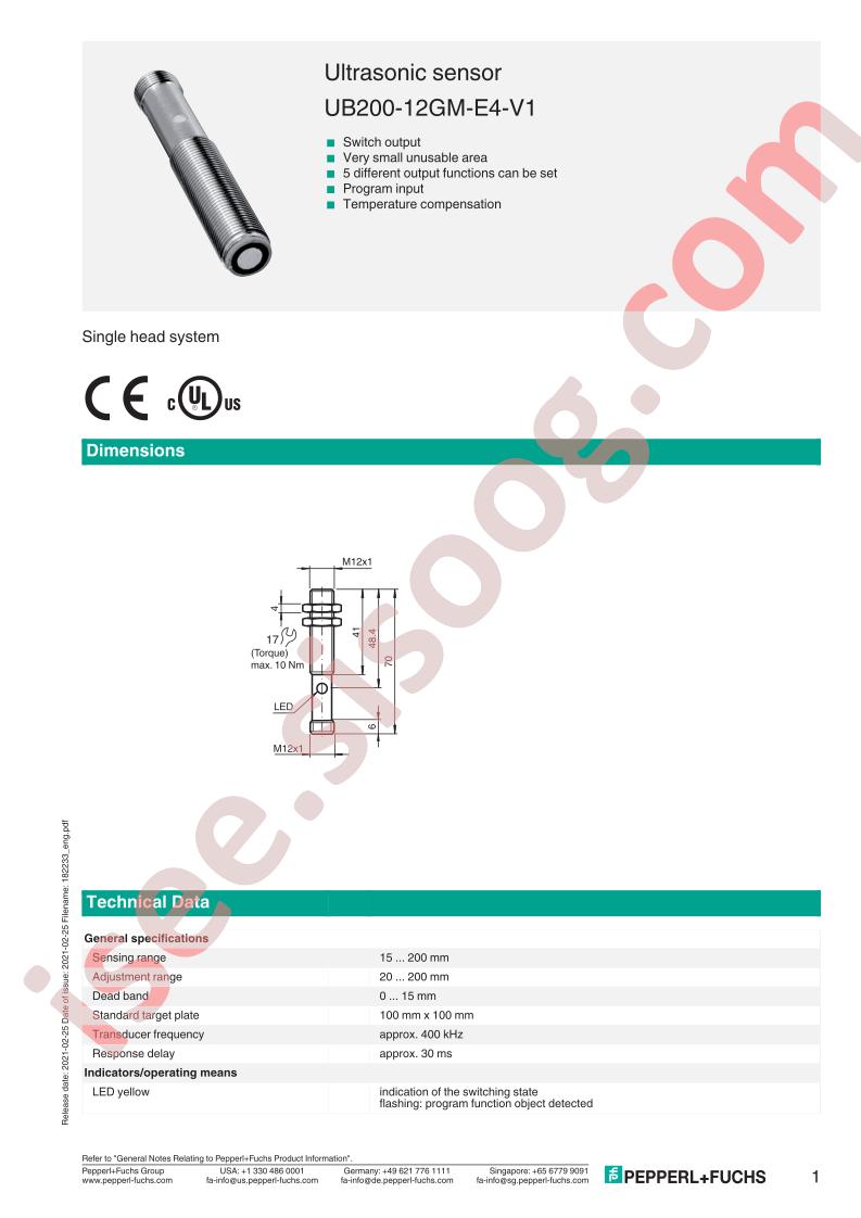 UB200-12GM-E4-V1