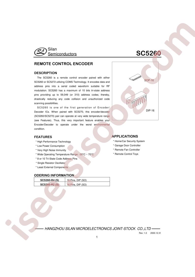SC5260-R2