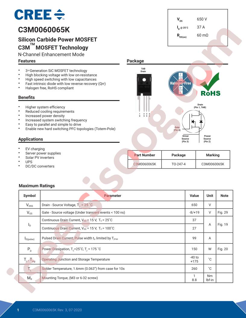 C3M0060065K