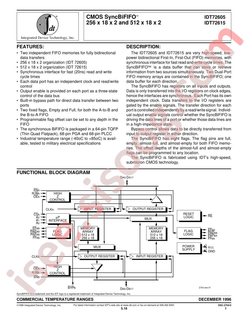 IDT72605L25G