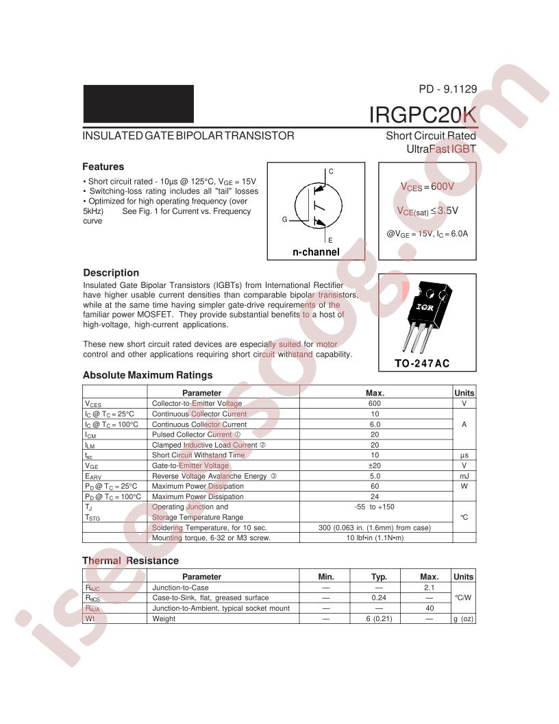 IRGPC20K
