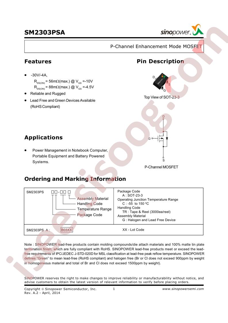 SM2303PSA