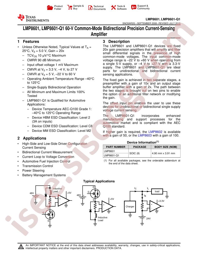 LMP8601-Q1