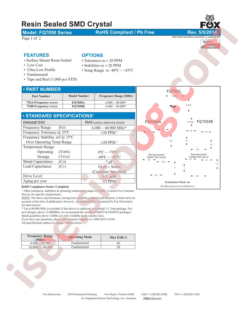 FQ7050B