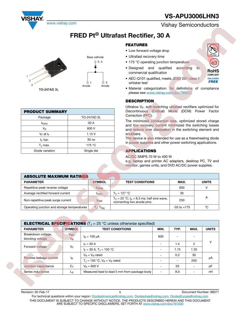VS-APU3006LHN3
