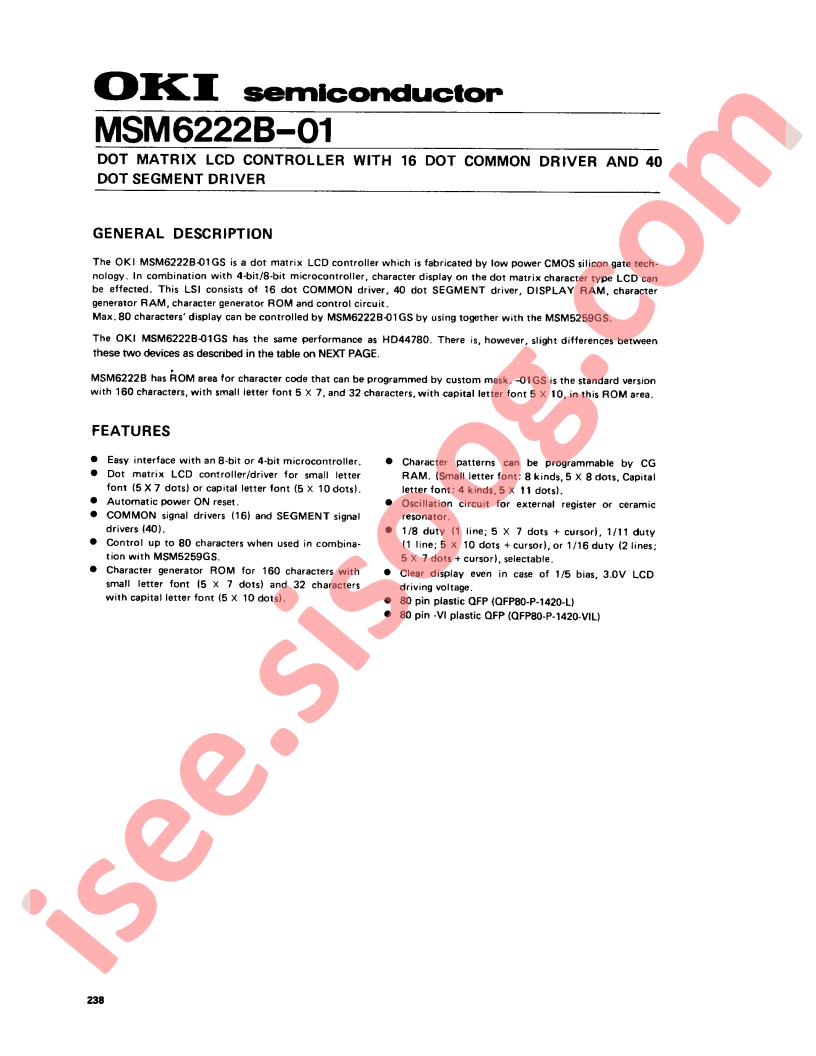 MSM6222B-01