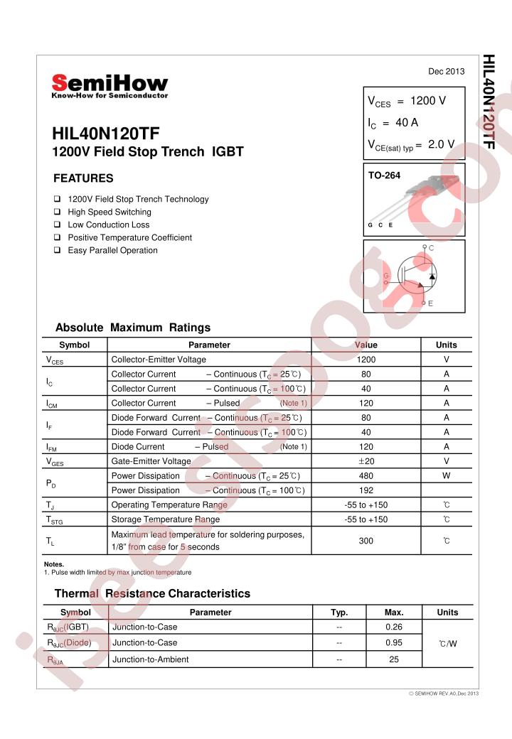 HIL40N120TF