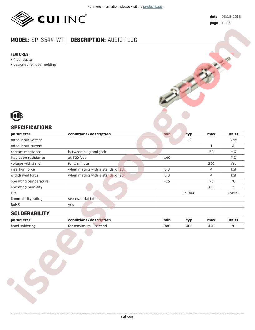 SP-3544-WT