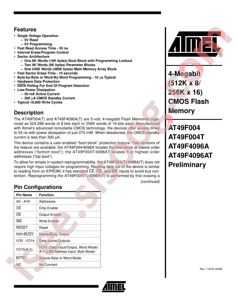 AT49F004T-70TC