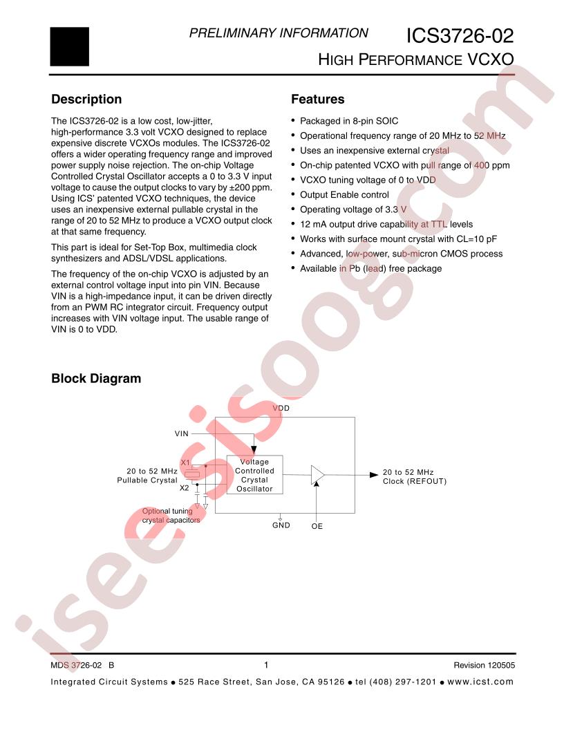 ICS3726M-02LF