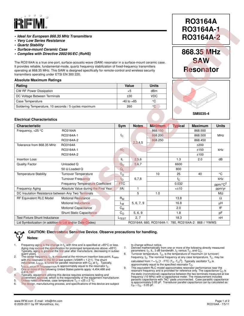 RO3164A-1