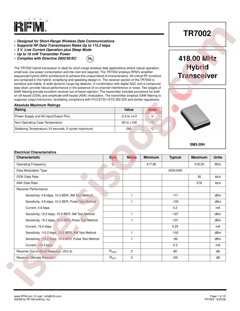 TR7002