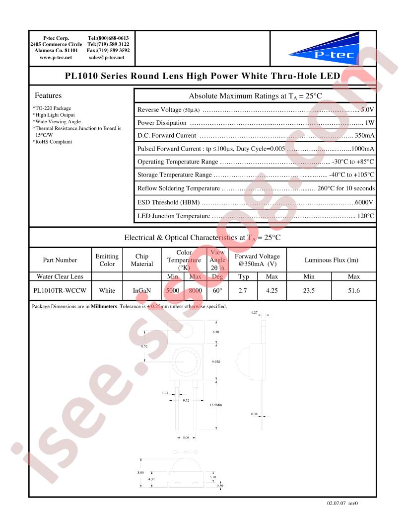 PL1010TR-WCCW