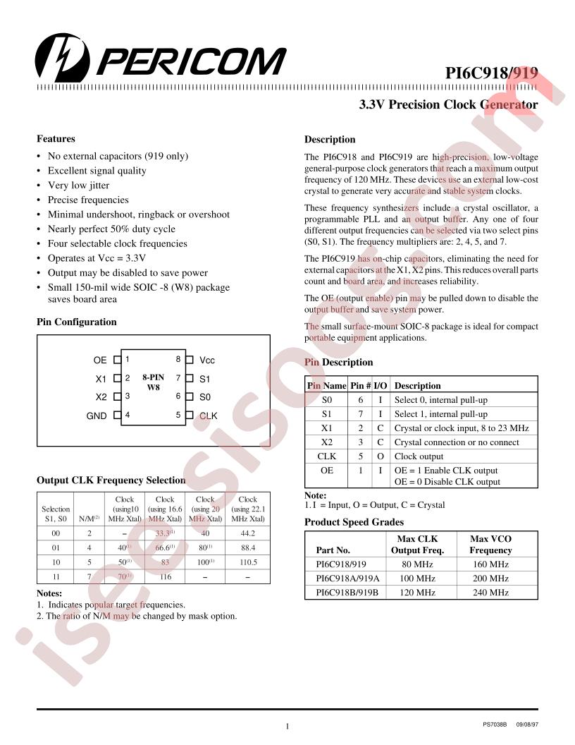 PI6C919AW
