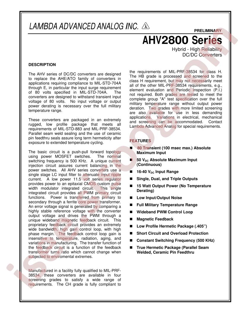 AHV2800