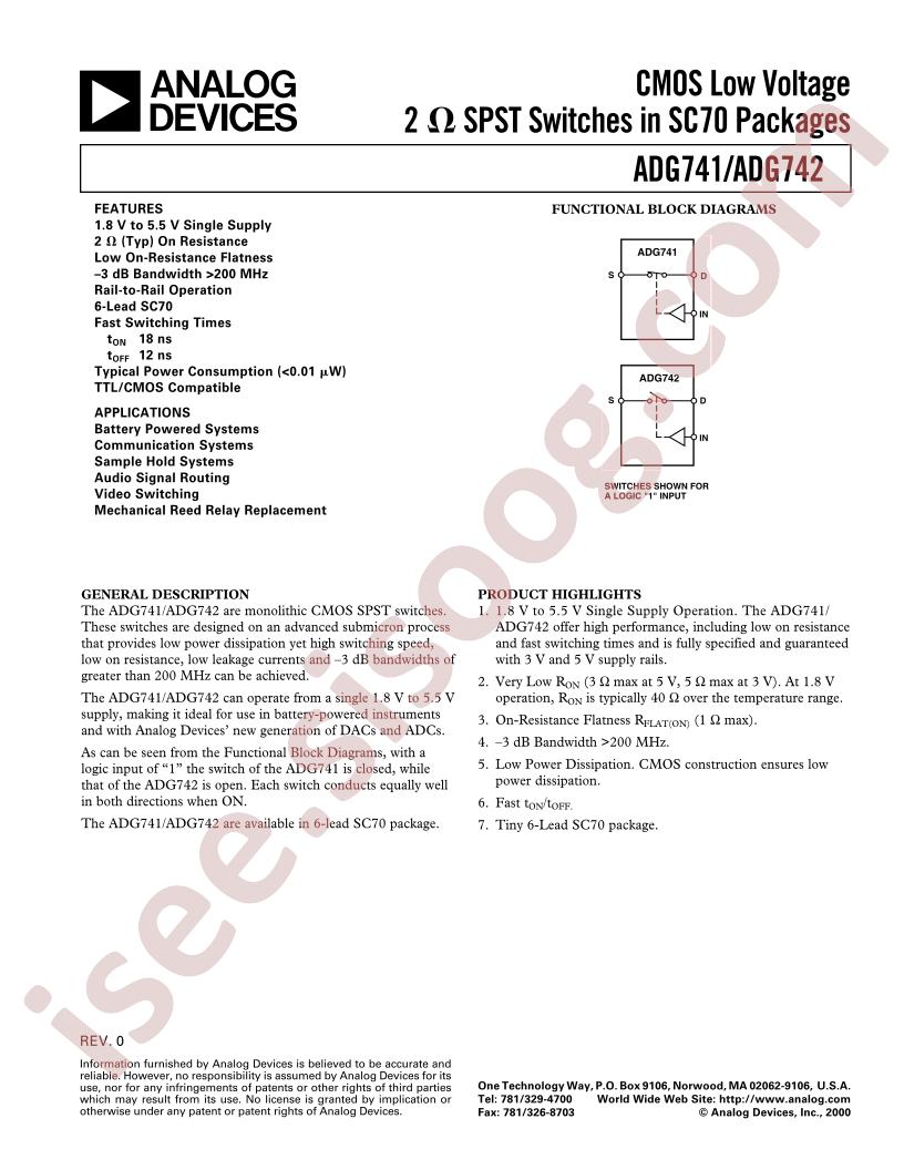 ADG741BKS