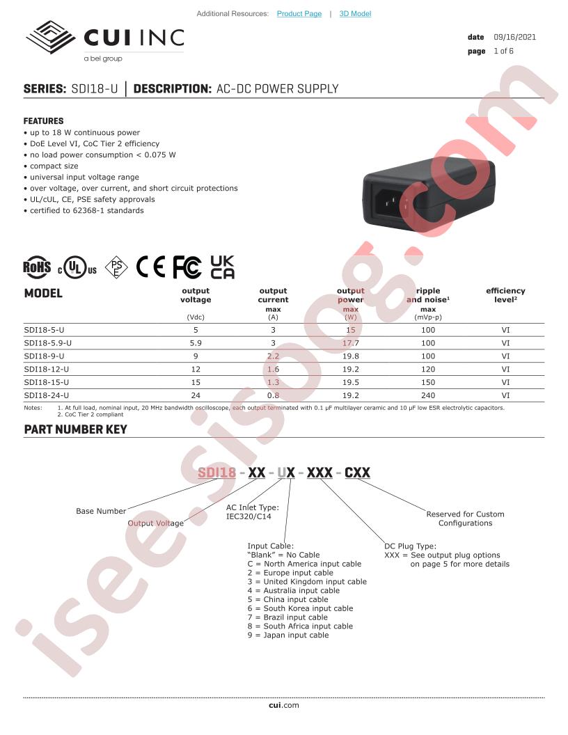 SDI18-15-U