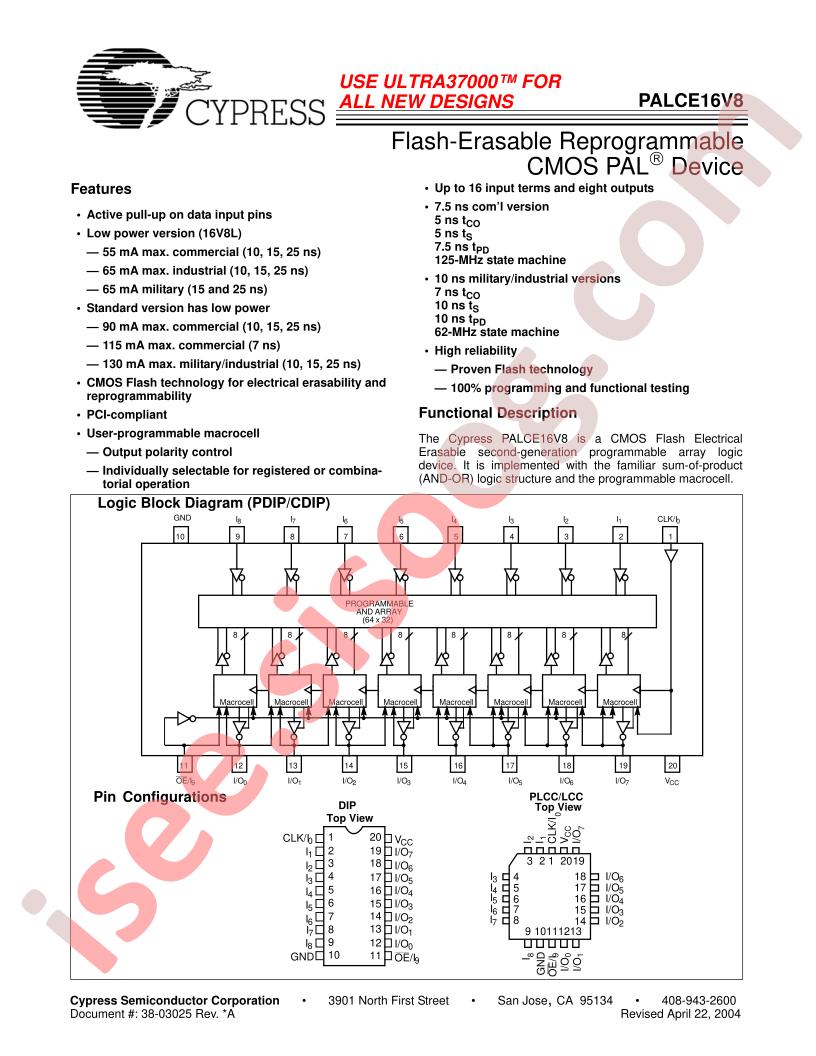 PALCE16V8-10DMB