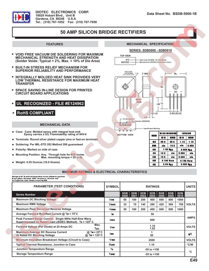 BSDB-5000-2B